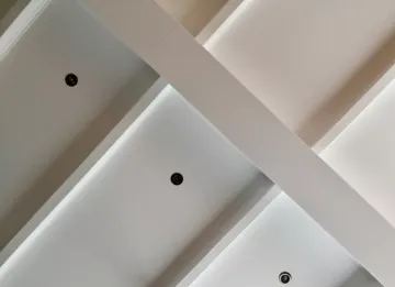 Ceiling re-set with smooth plaster finish in Mooroobool
