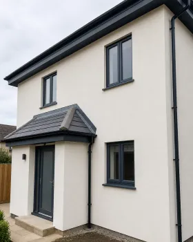External acrylic render on an Earlville facade