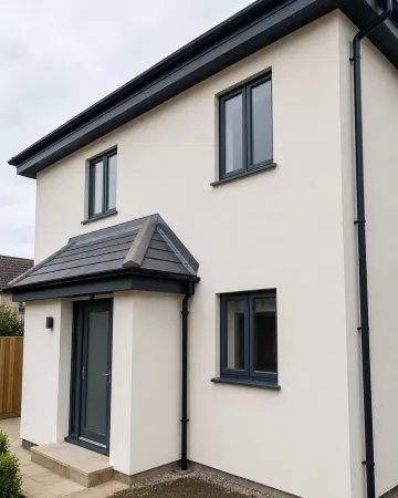 External acrylic render on an Earlville facade